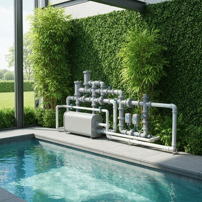 Système de filtration de piscine moderne et écologique