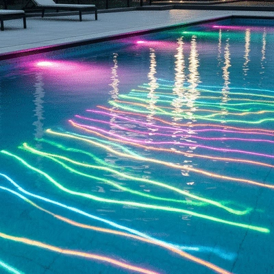 Éclairage LED pour piscine