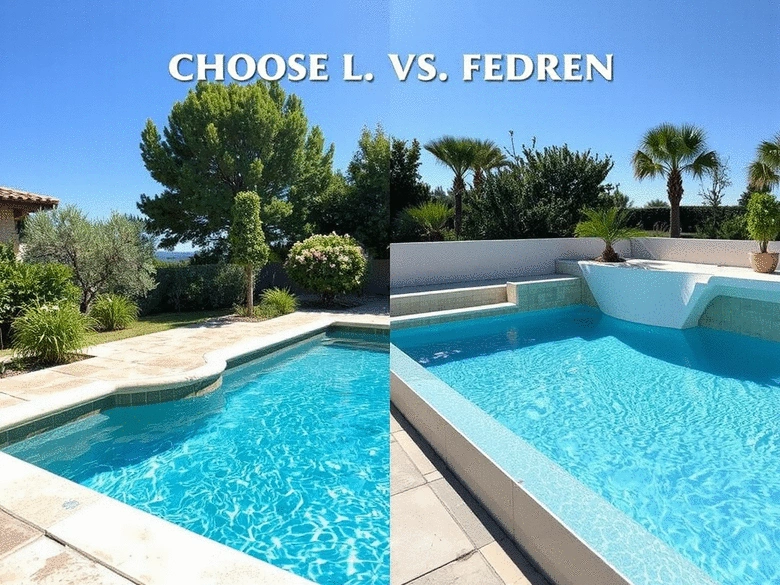 Piscine traditionnelle vs piscine coque polyester : que choisir à Hyères ?