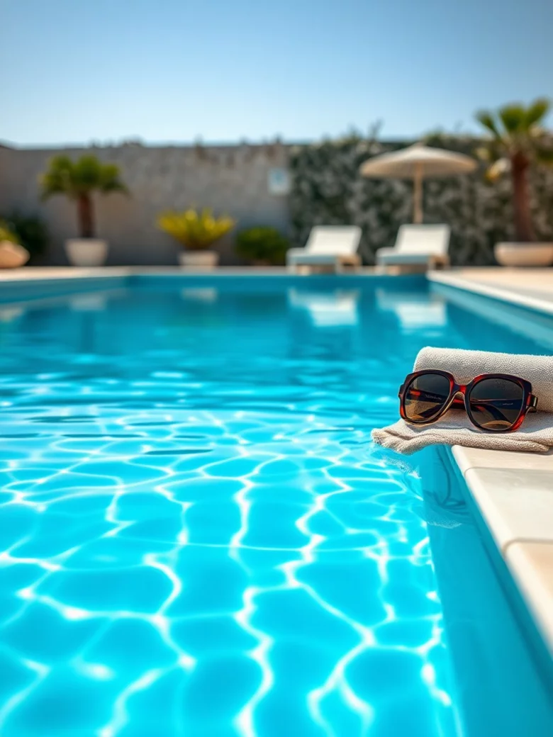 Entretien des plages de piscine